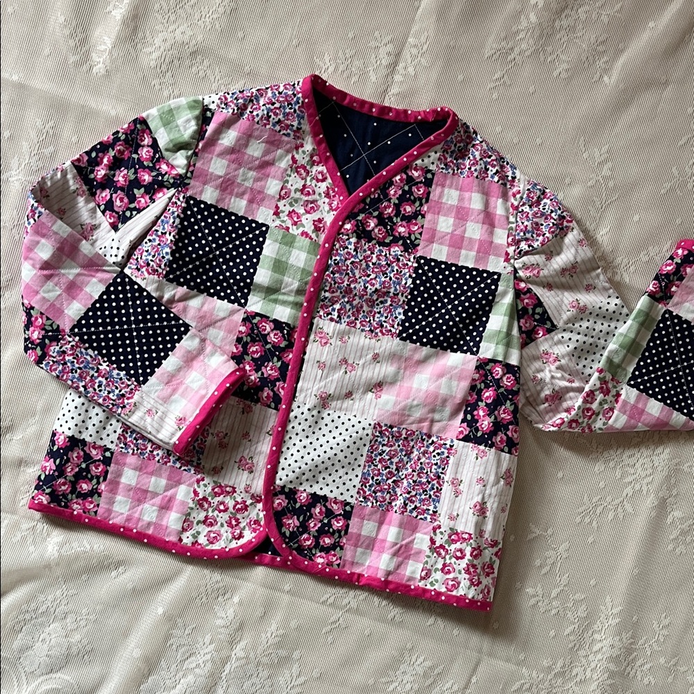 Patchwork Floral Quilted Jacket